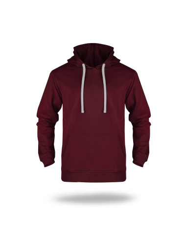 GEFFER Men`s SWEATSHIRT 620 RED WINE embroidery screen printing logo DTG printing