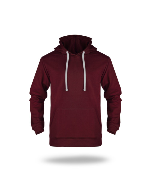 GEFFER Herren SWEATSHIRT 620 RED WINE Stickerei Siebdruck Logo DTG-Druck