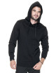 Geffer MEN`S SWEATSHIRT 621 BLACK with custom embroidered logo
