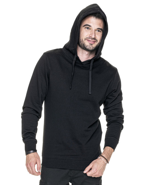 Geffer HERREN-SWEATSHIRT 621 SCHWARZ mit Ihrem eigenen gestickten Logo