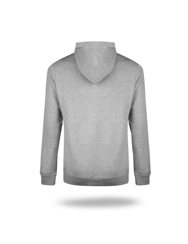 Geffer BLUZA MĘSKA 621 JASNY SZARY MELANŻ z logo firmy dla pracowników