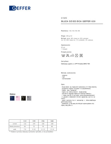 Kinder-Sweatshirt 629 Bonbonrosa Geffer