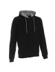 Promostars Herren SWEATSHIRT WAFFLE BLACK Stickerei DTF-Drucklogo für Unternehmen