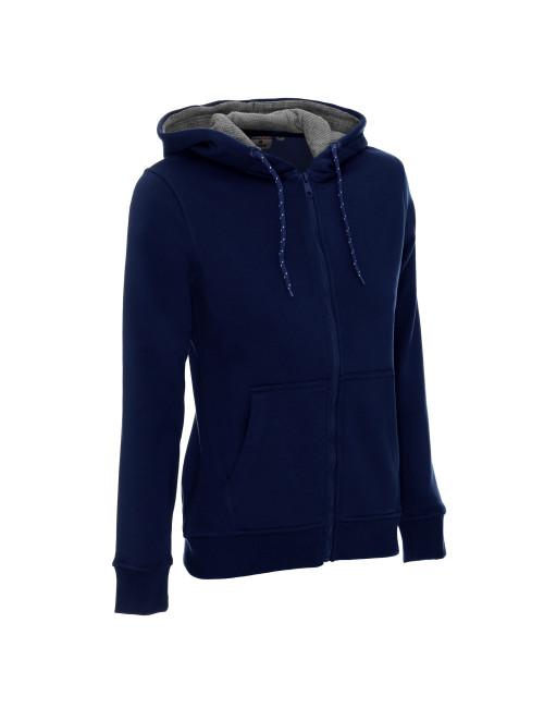 Promostars Women`s SWEATSHIRT COOKIE NAVY embroidery screen printing logo DTF printing