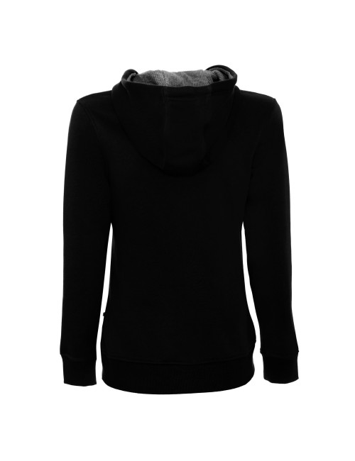 Promostars Damen-SWEATSHIRT COOKIE BLACK mit Siebdruck-Logo-Aufdruck