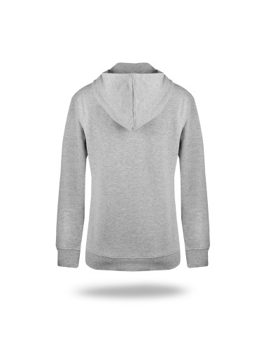 Promostars Women`s SWEATSHIRT COOKIE LIGHT GRAY MELANGE under embroidery print