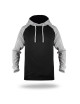 Promostars HERREN-SWEATSHIRT URBAN SCHWARZ/HELLGRAU MELANGE mit Ihrem eigenen Logo