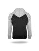 Promostars HERREN-SWEATSHIRT URBAN SCHWARZ/HELLGRAU MELANGE mit Ihrem eigenen Logo