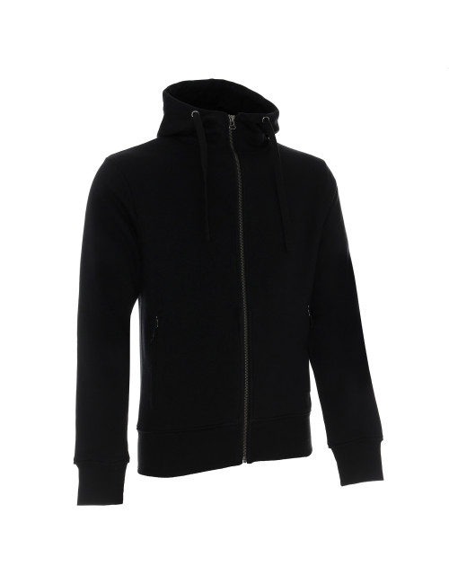 CRIMSON CUT BLUZA Męska BISON CZARNY haft nadruk logo sitodruk