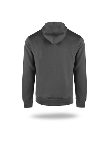 Crimson geschnittenes Herren-SWEATSHIRT, GREY BISON, mit Ihrem eigenen Logo-Aufdruck