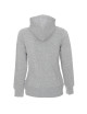 CRIMSON CUT SWEATSHIRT Women`s LADIES` BISON LIGHT GRAY MELANGE print embroidery