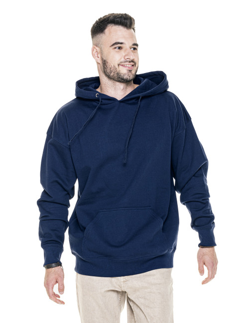 Men`s buffalo sweatshirt, light navy blue Crimson CUT