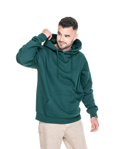 Büffel-Sweatshirt für Herren, smaragdgrüner Crimson-Schnitt