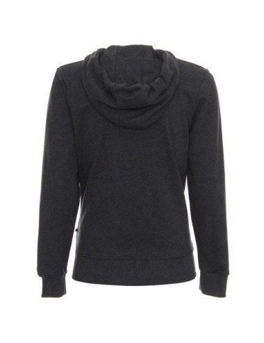 Women`s sweatshirt ladies` hoody dark gray melange Promostars