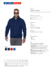 Promostars BLUZA Męska ZIPPER GRANATOWY haft nadruk logo sitodruk