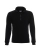 Promostars Men`s SWEATSHIRT ZIPPER BLACK embroidery silkscreen print DTG logo