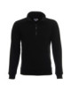 2Herren-Sweatshirt mit Reißverschluss in Schwarz von Promostars