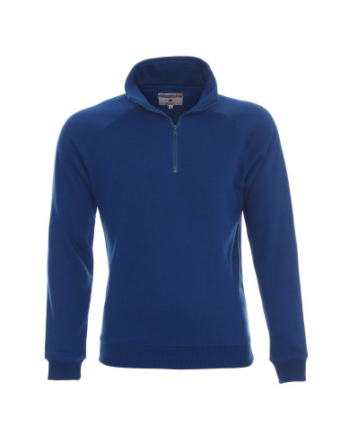 Promostars Herren-Sweatshirt mit Reißverschluss, CORNWRINK-Stickerei, Siebdruck, Logo