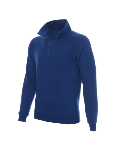 Promostars Herren-Sweatshirt mit Reißverschluss, CORNWRINK-Stickerei, Siebdruck, Logo