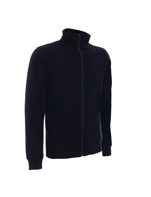 Promostars OPEN SWEATSHIRT für Herren, MARINEBLAU, Stickerei, Siebdruck, DTG-Logodruck