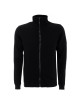 Promostars Herren SWEATSHIRT OPEN BLACK DTG-Druck, Stickerei, Siebdruck-Logo