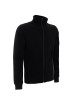 Promostars Herren SWEATSHIRT OPEN BLACK DTG-Druck, Stickerei, Siebdruck-Logo