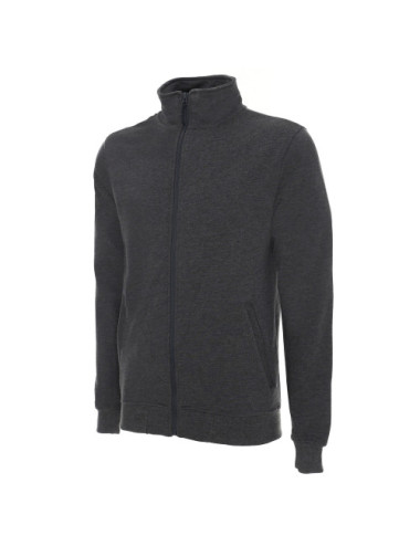 Men`s sweatshirt open dark gray melange Promostars