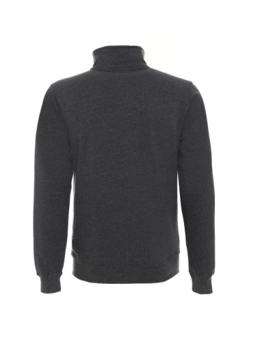 Men`s sweatshirt open dark gray melange Promostars