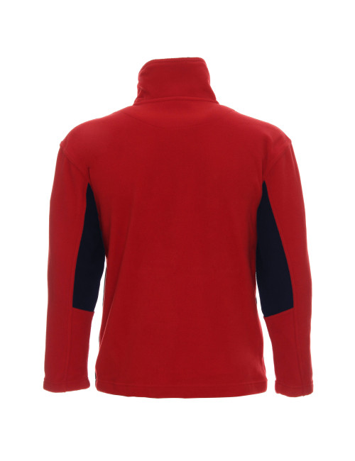 Promostars Men`s SWING RED/NAVY SWEATSHIRT with embroidery and company logo print