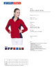 2Damen Swing-Sweatshirt Rot/Marineblau Promostars