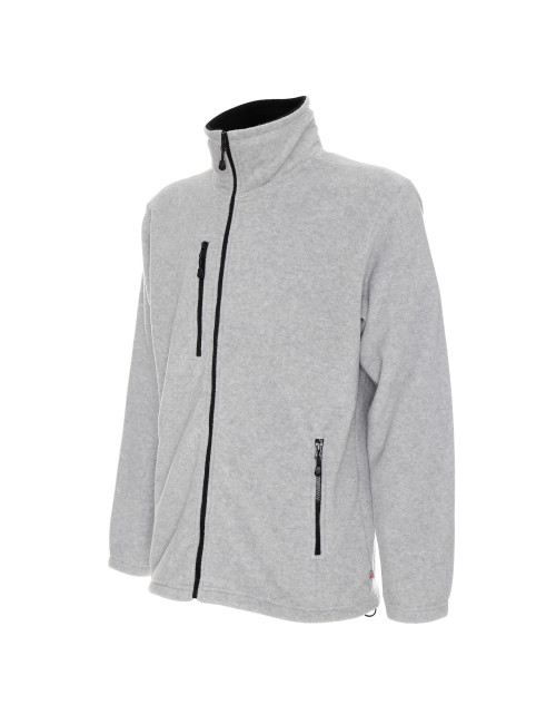 Promostars DUET Men`s SWEATSHIRT LIGHT GRAY MELANGE/BLACK DTG print embroidery