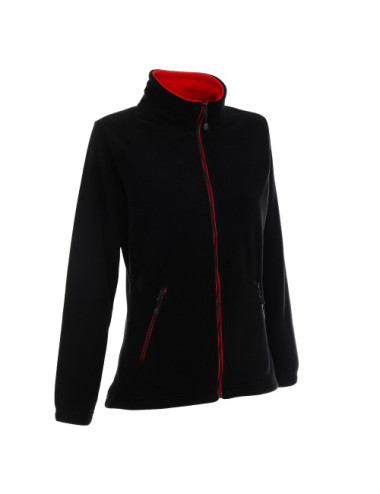 Damen-Sweatshirt Duett schwarz/rot Promostars