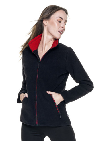 Damen-Sweatshirt Duett schwarz/rot Promostars