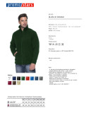 2Men`s sweatshirt double bottle green Promostars