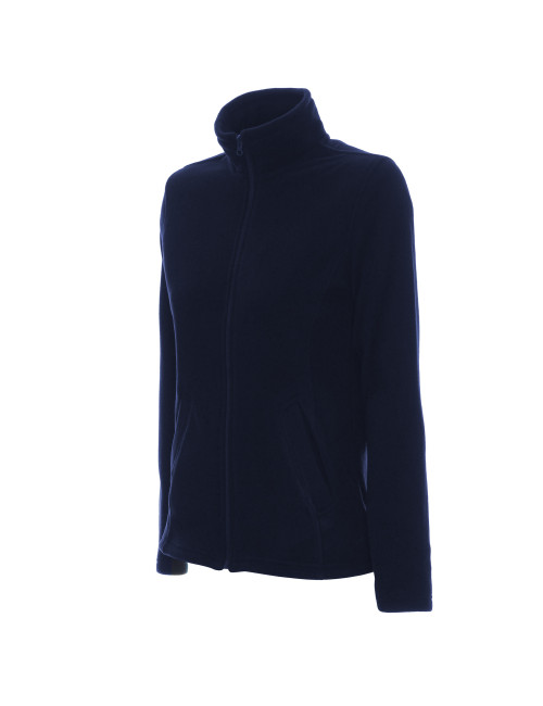 Promostars Damen-SWEATSHIRT LADIES` DOUBLE NAVY BLUE mit Stickerei und Firmenlogo-Aufdruck