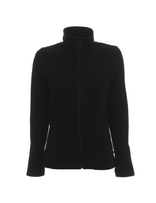 Promostars Women`s SWEATSHIRT LADIES` DOUBLE BLACK print silkscreen embroidery