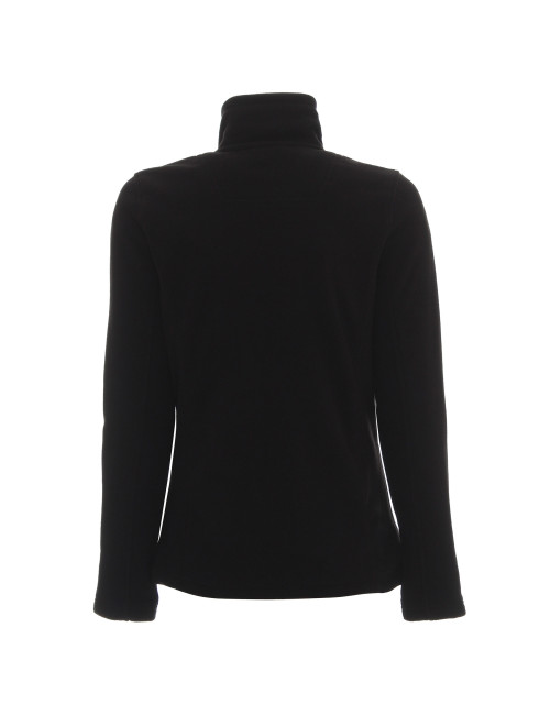 Promostars Damen SWEATSHIRT LADIES` DOUBLE BLACK Aufdruck, Siebdruck, Stickerei