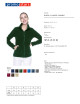 Promostars Women`s SWEATSHIRT LADIES` DOUBLE BOTTLE GREEN embroidery print
