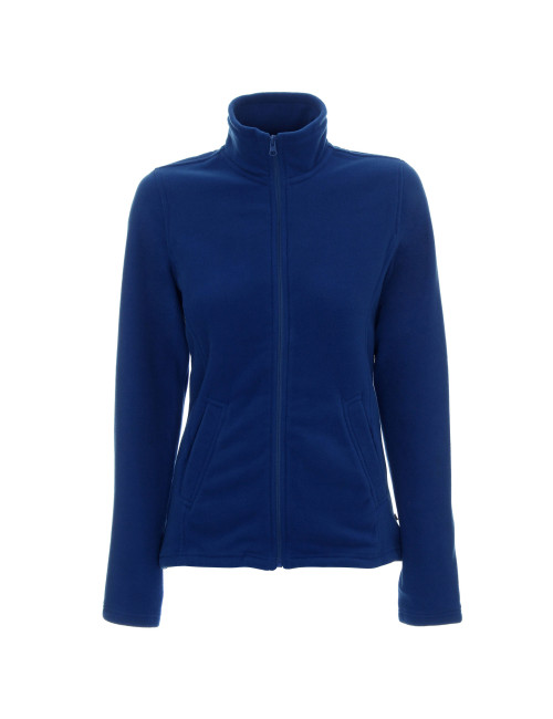 Promostars Damen SWEATSHIRT LADIES` DOUBLE CROWN BROWN mit Logodruck, Siebdruck