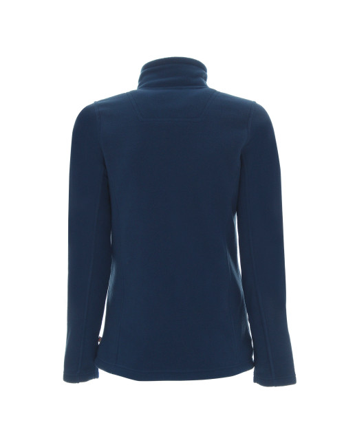 Promostars Damen-SWEATSHIRT LADIES` DOUBLE DARK BLUE mit Stickereidruck