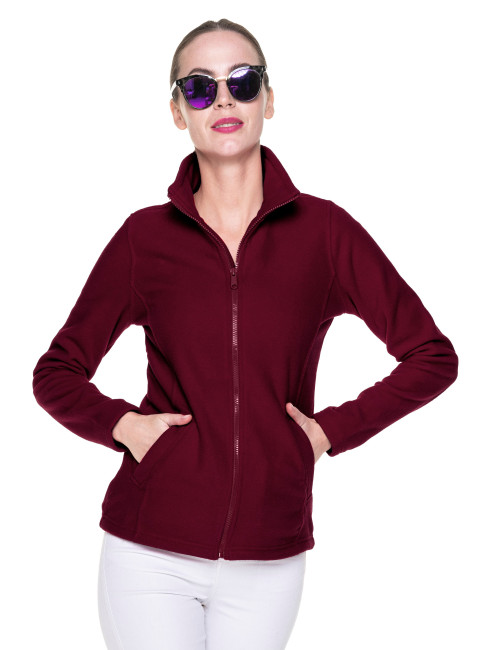 Ladies` double red wine sweatshirt Promostars