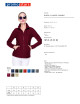 Damen-Sweatshirt mit doppeltem Rotwein, Promostars