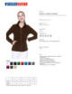 2Dunkelbraunes Promostars-Sweatshirt für Damen