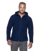 CRIMSON CUT HERREN TREK SWEATSHIRT, MARINEBLAU, Druckstickerei, Siebdrucklogo