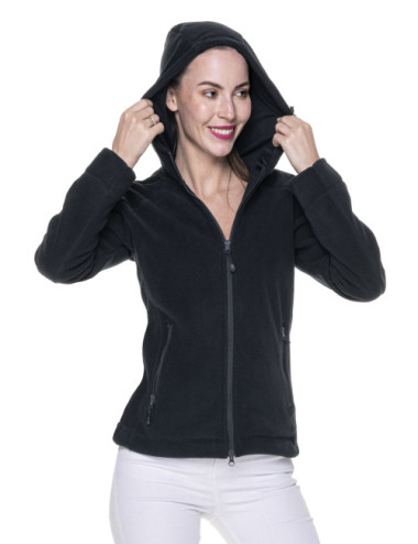 Damen-Trek-Sweatshirt schwarz Promostars
