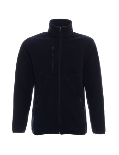 Promostars Men`s SWEATSHIRT FOXY BLUE silkscreen print logo embroidery