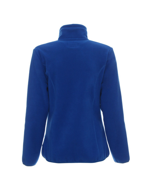 Damen-Sweatshirt aus sehr dickem Fleece, 450 g, Kornblumenblau, FOXY Promostars-Stickerei