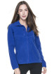 Damen-Sweatshirt aus sehr dickem Fleece, 450 g, Kornblumenblau, FOXY Promostars-Stickerei