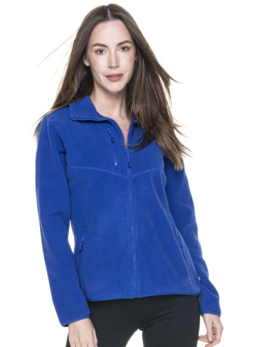 Sehr dickes Fleece-Sweatshirt für Damen, 450 g, kornblumenblau, fuchsfarben, Promostars