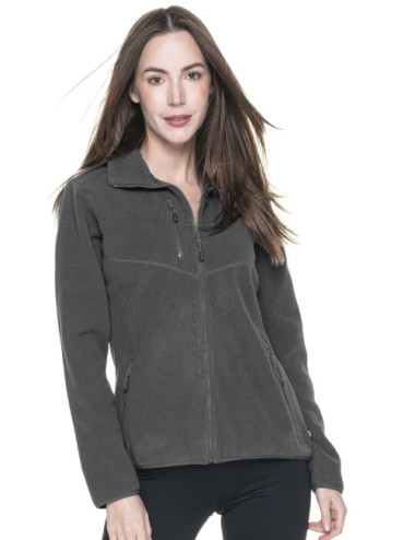 Sehr dickes Damen-Fleece-Sweatshirt 450 g, graufuchsig Promostars